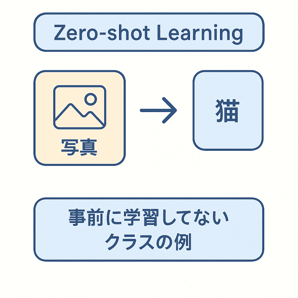 画像の説明: Zero-shot Learning解説図